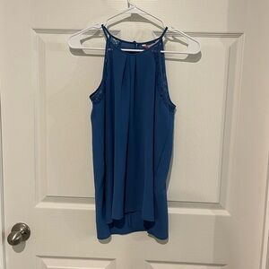New w/ tags Candies women’s blue tank top, size small